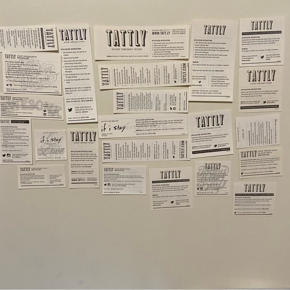 Tattly Designy Temporary Tattoos (23 kinds of design temporary tattoos) - Picture 2 of 3